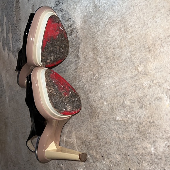 Christian Louboutin Patent Leather Slingbacks - Picture 5 of 5